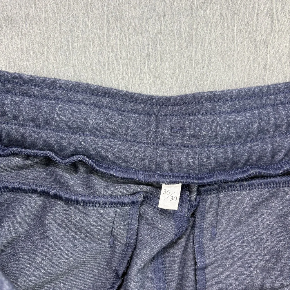 Public Rec Pants Mens 36x30 Blue Heather All Day Every Day Joggers Stretch Nylon